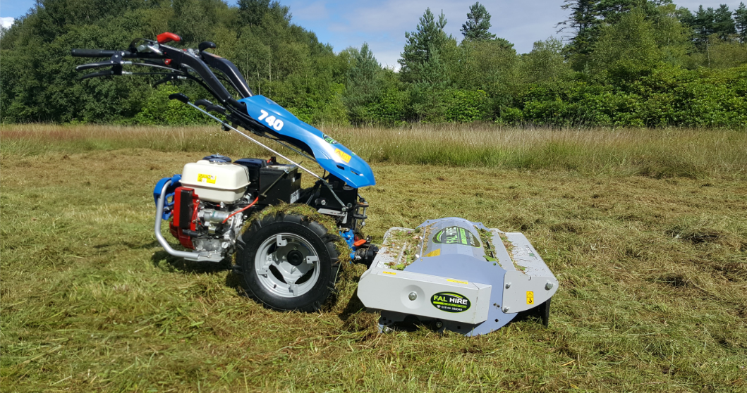 Flail Mower pedestrian FAL HIRE
